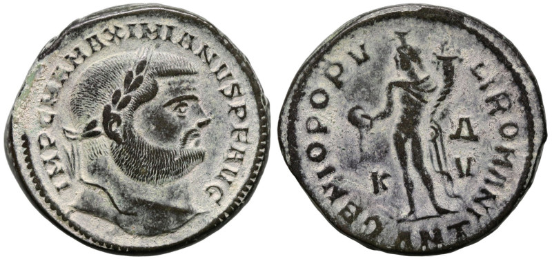 Roman Imperial
Maximianus (286-305 AD). Antioch
AE Follis (26mm 11.15g)
Obv: ...