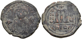 Byzantine
Tiberius II Constantine (578-582 AD). Theupolis (Antioch)
AE Follis (39.1mm 11.98g)
Obv: δ m TIb CONS-TAN P P AVG. Crowned bust, facing b...