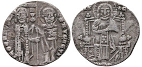 World
ITALY. Venice. Pietro Gradenigo (1289-1311 AD).
AR Grosso (20.3mm 2.35g).
Obv: PE GRADONICO / DVX / S M VENETI The doge, on the left, standin...