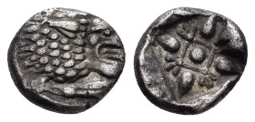 ANCIENT GREEK COIN.

Condition : Good very fine.

Weight : 1.04 gr
Diameter : 10 mm