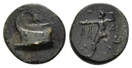 ANCIENT GREEK COIN.

Condition : Good very fine.

Weight : 1.9 gr
Diameter : 12 mm