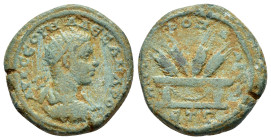 CAPPADOCIA. Caesarea. Severus Alexander (222-235). Ae. 

Condition : Good very fine.

Weight : 9.5 gr
Diameter : 22 mm