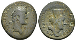 CILICIA. Anazarbus. Antoninus Pius (138-161). Ae.

Condition : Good very fine.

Weight : 6.6 gr
Diameter : 21 mm