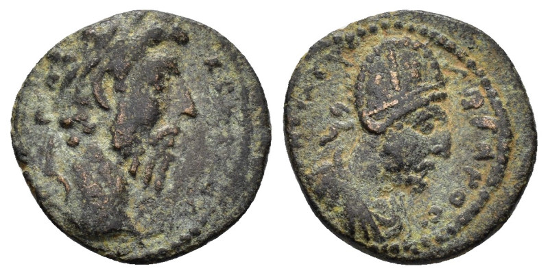 MESOPOTAMIA. Commodus, with Abgar VIII (177-192). Ae.

Condition : Good very fin...