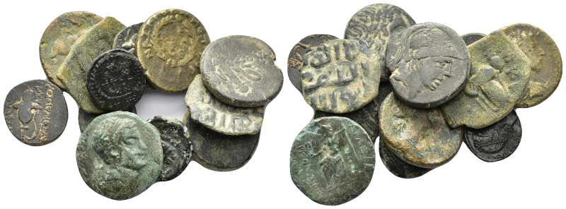 ANCIENT BRONZE COINS.SOLD AS SEEN.NO RETURN.