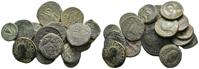 ANCIENT BRONZE COINS.SOLD AS SEEN.NO RETURN.