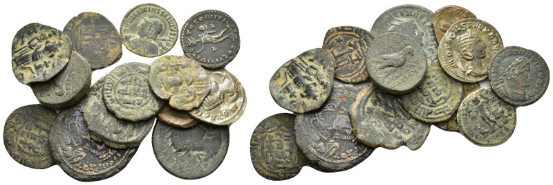 ANCIENT BRONZE COINS.SOLD AS SEEN.NO RETURN.