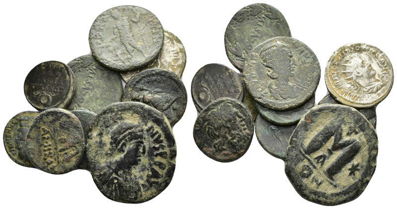 ANCIENT BRONZE COINS.SOLD AS SEEN.NO RETURN.