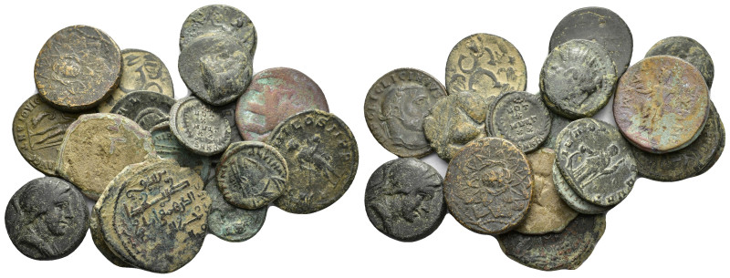 ANCIENT BRONZE COINS.SOLD AS SEEN.NO RETURN.