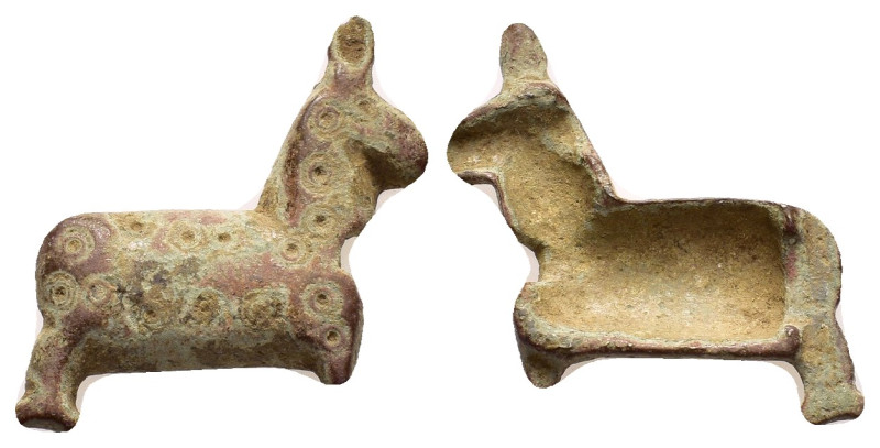 ANCIENT ROMAN BRONZE HORSE STATUETTE.(1st-2nd century).Ae.

Condition : Good ver...