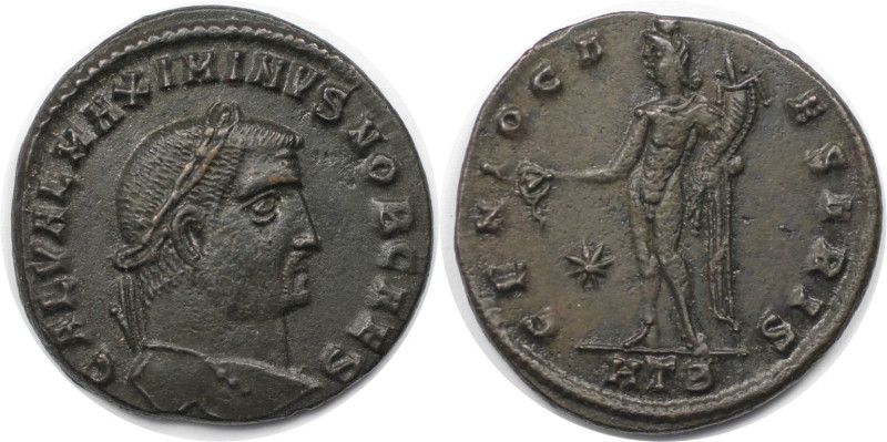 Römische Münzen, MÜNZEN DER RÖMISCHEN KAISERZEIT. Maximinus II. (305-313 n. Chr)...