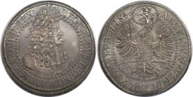 RDR – Habsburg – Österreich, RÖMISCH-DEUTSCHES REICH. Leopold I. (1658-1705). Doppeltaler ND. Hall. Silber. 57,16 g. 47 mm. Dav. 3252. Herinek 574. M....