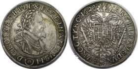 RDR – Habsburg – Österreich, RÖMISCH-DEUTSCHES REICH. Ferdinand II. Taler 1628. Silber. 28,24 g. Dav. 3091. Sehr schön