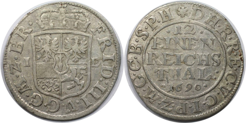 Altdeutsche Münzen und Medaillen, BRANDENBURG IN PREUSSEN. Friedrich III. (1688-...