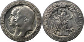 Deutsche Münzen und Medaillen ab 1871, REICHSSILBERMÜNZEN, Preußen. Wilhelm II. (1888-1918). 3 Mark 1910 A, Universität Berlin Jahrhundertfeier. Silbe...
