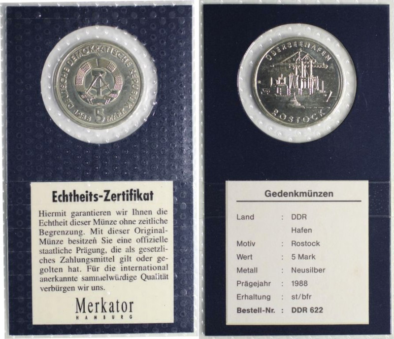 Deutsche Münzen und Medaillen ab 1945, Deutsche Demokratische Republik bis 1990....