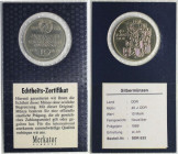 Deutsche Münzen und Medaillen ab 1945, Deutsche Demokratische Republik bis 1990. 40 Jahre DDR. 10 Mark 1989. Neusilber. Jaeger 1630. Bestell-Nr.: DDR ...