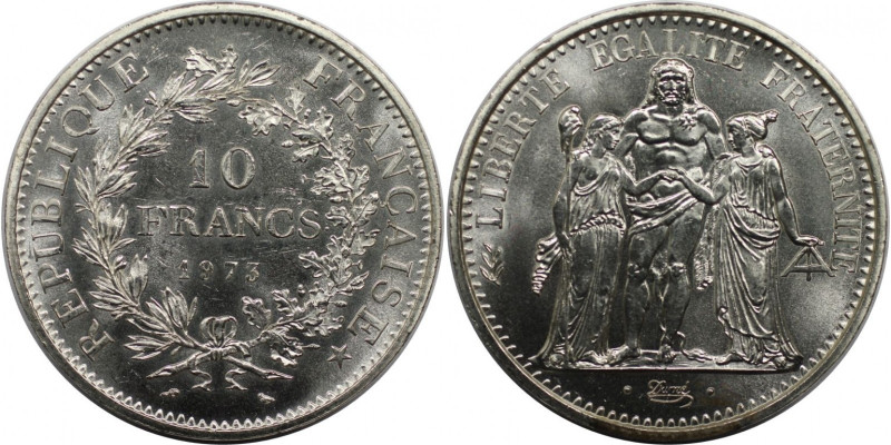 Europäische Münzen und Medaillen, Frankreich / France. Herkulesgruppe. 10 Francs...