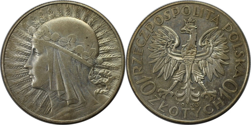 Europäische Münzen und Medaillen, Polen / Poland. Königin Jadwiga. 10 Zlotych 19...