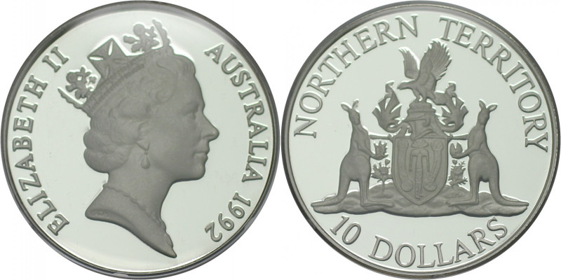 Weltmünzen und Medaillen, Australien / Australia. "Northern Territory". 10 Dolla...