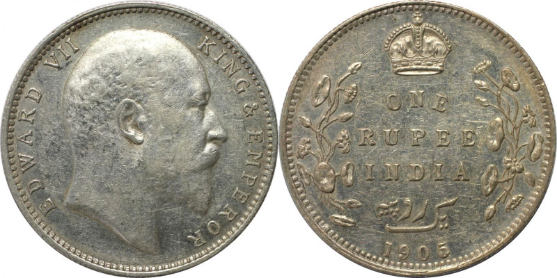 Weltmünzen und Medaillen, Indien / India. Britisch Indien. Edward VII. (1901-191...