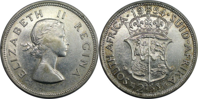 Weltmünzen und Medaillen, Südafrika / South Africa. Elizabeth II. 2 1/2 Shilling...