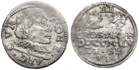 Duchy of Courland, 3 groschen 1598, Mitau R4/R2