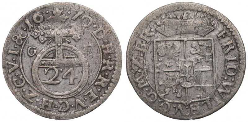 Germany, Preussen, Friedrich Wilhem, Groschen 1670 Ładny, dobrze wybity egzempla...