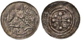 Boleslaus III, Denarius Fight with a dragon R2