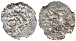 Wladislaus Opolczyk, 1/4 groschen russe, Lviv - NGC MS62 R*