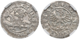 Alexander Jagellon, Halfgroat without date, Vilnius - NGC MS62 MAX