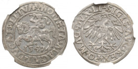 Sigismund II Augustus, Halfgroat 1547, Vilnius - NGC MS63