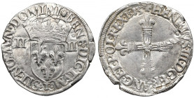 France/Poland, Henri III, 1/4 ecu 1583, Nantes