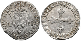 France/Poland, Henri III, 1/4 ecu 1587, Rennes