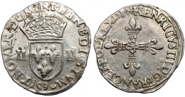 France/Poland, Henri III, 1/4 ecu 1587, Rennes