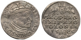 Stephan Bathory, 3 groschen 1586, Olcusia R2/R3