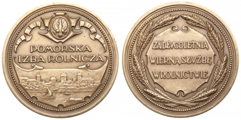 II RP, Medal Za Wieloletnią i wierną służbę w rolnictwie - Pomorska Izba Rolnicz...