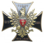 II RP, Odznaka pamiątkowa Front Litewsko-Białoruski