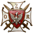 II RP, Miniatura odznaki Związek Oficerów Rezerwy