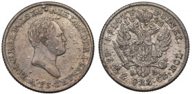 Kingdom of Poland, Alexander I, 1 zloty 1822