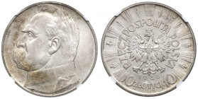 II Republic of Poland, 10 zloty 1936 Pilsudski - PCGS MS63