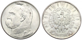 II Republic of Poland, 10 zloty 1937 Pilsudski