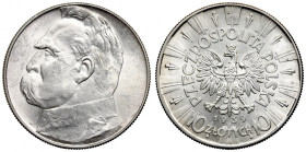 II Republic of Poland, 10 zloty 1939 Pilsudski