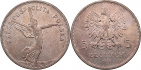 II Republic of Poland, 5 zloty 1930 Nike R3