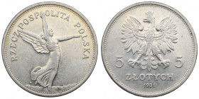 II Republic of Poland, 5 zloty 1931 Nike R4