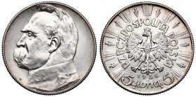 II Republic of Poland, 5 zloty 1938 Pilsudski R