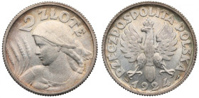 II Republic of Poland, 2 zloty 1924, Paris R