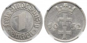 Free City of Danzig, 1 gulden 1932 - NGC MS61
