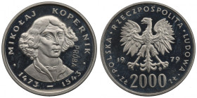 PRL, PRÓBA nikiel 2000 złotych 1979 Kopernik