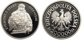 III RP, 200.000 zloty 1994 Sigismund I the Old
